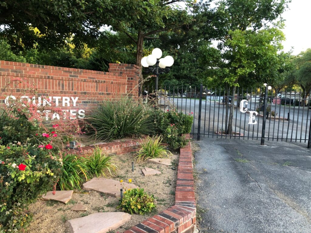 Gated Entrance to Country Estates