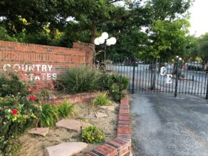 Gated Entrance to Country Estates